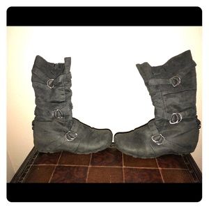 Gray Accented Boots